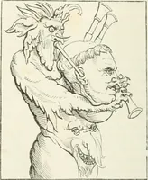 An illustration from Histoire de la caricature et du grotesque dans la littérature et dans l'art (1875)