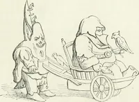 An illustration from Histoire de la caricature et du grotesque dans la littérature et dans l'art (1875)