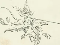 An illustration from Histoire de la caricature et du grotesque dans la littérature et dans l'art (1875)