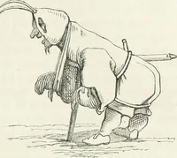 An illustration from Histoire de la caricature et du grotesque dans la littérature et dans l'art (1875)