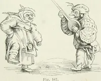 An illustration from Histoire de la caricature et du grotesque dans la littérature et dans l'art (1875)