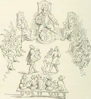 An illustration from Histoire de la caricature et du grotesque dans la littérature et dans l'art (1875)