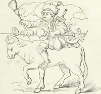 An illustration from Histoire de la caricature et du grotesque dans la littérature et dans l'art (1875)