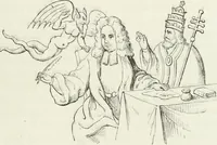 An illustration from Histoire de la caricature et du grotesque dans la littérature et dans l'art (1875)