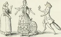 An illustration from Histoire de la caricature et du grotesque dans la littérature et dans l'art (1875)