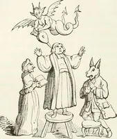 An illustration from Histoire de la caricature et du grotesque dans la littérature et dans l'art (1875)