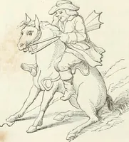 An illustration from Histoire de la caricature et du grotesque dans la littérature et dans l'art (1875)