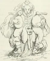 An illustration from Histoire de la caricature et du grotesque dans la littérature et dans l'art (1875)