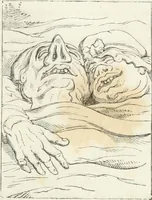An illustration from Histoire de la caricature et du grotesque dans la littérature et dans l'art (1875)