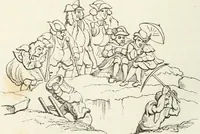 An illustration from Histoire de la caricature et du grotesque dans la littérature et dans l'art (1875)