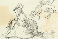 An illustration from Histoire de la caricature et du grotesque dans la littérature et dans l'art (1875)