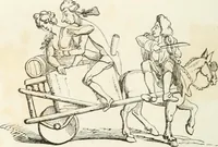 An illustration from Histoire de la caricature et du grotesque dans la littérature et dans l'art (1875)