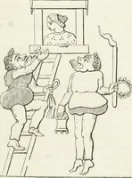 An illustration from Histoire de la caricature et du grotesque dans la littérature et dans l'art (1875)