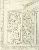 An illustration from Histoire de la caricature et du grotesque dans la littérature et dans l'art (1875)