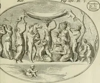 An illustration from Histoire de l'Académie royale des inscriptions et belles lettres, depuis son establissement jusqu'à présent : Avec les Mémoires de littérature tirez des registres de cette Académie depuis son renouvellement jusqu'en 1710 (1736)