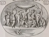 An illustration from Histoire de l'Académie royale des inscriptions et belles lettres, depuis son establissement jusqu'à présent : Avec les Mémoires de littérature tirez des registres de cette Académie depuis son renouvellement jusqu'en 1710 (1736)