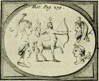 An illustration from Histoire de l'Académie royale des inscriptions et belles lettres, depuis son establissement jusqu'à présent : Avec les Mémoires de littérature tirez des registres de cette Académie depuis son renouvellement jusqu'en 1710 (1736)
