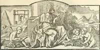 An illustration from Histoire de l'Académie royale des inscriptions et belles lettres, depuis son establissement jusqu'à présent : Avec les Mémoires de littérature tirez des registres de cette Académie depuis son renouvellement jusqu'en 1710 (1736)