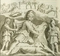 An illustration from Histoire de l'Académie royale des inscriptions et belles lettres, depuis son establissement jusqu'à présent : Avec les Mémoires de littérature tirez des registres de cette Académie depuis son renouvellement jusqu'en 1710 (1736)