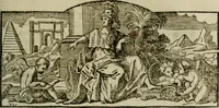 An illustration from Histoire de l'Académie royale des inscriptions et belles lettres, depuis son establissement jusqu'à présent : Avec les Mémoires de littérature tirez des registres de cette Académie depuis son renouvellement jusqu'en 1710 (1736)