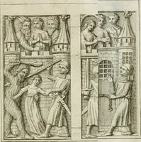 An illustration from Histoire de l'Académie royale des inscriptions et belles lettres, depuis son establissement jusqu'à présent : Avec les Mémoires de littérature tirez des registres de cette Académie depuis son renouvellement jusqu'en 1710 (1736)