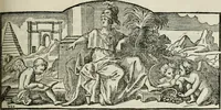 An illustration from Histoire de l'Académie royale des inscriptions et belles lettres, depuis son establissement jusqu'à présent : Avec les Mémoires de littérature tirez des registres de cette Académie depuis son renouvellement jusqu'en 1710 (1736)