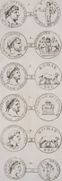 An illustration from Histoire de l'Académie royale des inscriptions et belles lettres, depuis son establissement jusqu'à présent : Avec les Mémoires de littérature tirez des registres de cette Académie depuis son renouvellement jusqu'en 1710 (1736)
