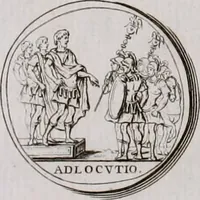 An illustration from Histoire de l'Académie royale des inscriptions et belles lettres, depuis son establissement jusqu'à présent : Avec les Mémoires de littérature tirez des registres de cette Académie depuis son renouvellement jusqu'en 1710 (1736)
