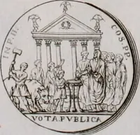 An illustration from Histoire de l'Académie royale des inscriptions et belles lettres, depuis son establissement jusqu'à présent : Avec les Mémoires de littérature tirez des registres de cette Académie depuis son renouvellement jusqu'en 1710 (1736)