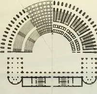 An illustration from Histoire de l'Académie royale des inscriptions et belles lettres, depuis son establissement jusqu'à présent : Avec les Mémoires de littérature tirez des registres de cette Académie depuis son renouvellement jusqu'en 1710 (1736)