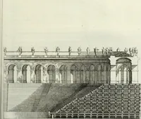 An illustration from Histoire de l'Académie royale des inscriptions et belles lettres, depuis son establissement jusqu'à présent : Avec les Mémoires de littérature tirez des registres de cette Académie depuis son renouvellement jusqu'en 1710 (1736)