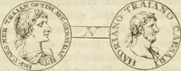 An illustration from Histoire de l'Académie royale des inscriptions et belles lettres, depuis son establissement jusqu'à présent : Avec les Mémoires de littérature tirez des registres de cette Académie depuis son renouvellement jusqu'en 1710 (1736)