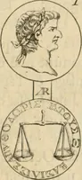 An illustration from Histoire de l'Académie royale des inscriptions et belles lettres, depuis son establissement jusqu'à présent : Avec les Mémoires de littérature tirez des registres de cette Académie depuis son renouvellement jusqu'en 1710 (1736)