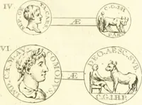 An illustration from Histoire de l'Académie royale des inscriptions et belles lettres, depuis son establissement jusqu'à présent : Avec les Mémoires de littérature tirez des registres de cette Académie depuis son renouvellement jusqu'en 1710 (1736)