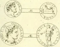 An illustration from Histoire de l'Académie royale des inscriptions et belles lettres, depuis son establissement jusqu'à présent : Avec les Mémoires de littérature tirez des registres de cette Académie depuis son renouvellement jusqu'en 1710 (1736)