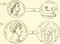 An illustration from Histoire de l'Académie royale des inscriptions et belles lettres, depuis son establissement jusqu'à présent : Avec les Mémoires de littérature tirez des registres de cette Académie depuis son renouvellement jusqu'en 1710 (1736)
