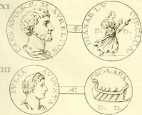 An illustration from Histoire de l'Académie royale des inscriptions et belles lettres, depuis son establissement jusqu'à présent : Avec les Mémoires de littérature tirez des registres de cette Académie depuis son renouvellement jusqu'en 1710 (1736)