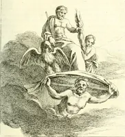 An illustration from Histoire de l'Académie royale des inscriptions et belles lettres, depuis son establissement jusqu'à présent : Avec les Mémoires de littérature tirez des registres de cette Académie depuis son renouvellement jusqu'en 1710 (1736)