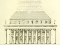 An illustration from Histoire de l'Académie royale des inscriptions et belles lettres, depuis son establissement jusqu'à présent : Avec les Mémoires de littérature tirez des registres de cette Académie depuis son renouvellement jusqu'en 1710 (1736)