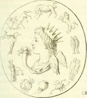 An illustration from Histoire de l'Académie royale des inscriptions et belles lettres, depuis son establissement jusqu'à présent : Avec les Mémoires de littérature tirez des registres de cette Académie depuis son renouvellement jusqu'en 1710 (1736)