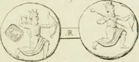 An illustration from Histoire de l'Académie royale des inscriptions et belles lettres, depuis son establissement jusqu'à présent : Avec les Mémoires de littérature tirez des registres de cette Académie depuis son renouvellement jusqu'en 1710 (1736)