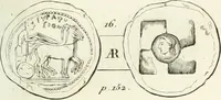 An illustration from Histoire de l'Académie royale des inscriptions et belles lettres, depuis son establissement jusqu'à présent : Avec les Mémoires de littérature tirez des registres de cette Académie depuis son renouvellement jusqu'en 1710 (1736)