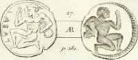 An illustration from Histoire de l'Académie royale des inscriptions et belles lettres, depuis son establissement jusqu'à présent : Avec les Mémoires de littérature tirez des registres de cette Académie depuis son renouvellement jusqu'en 1710 (1736)