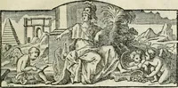 An illustration from Histoire de l'Académie royale des inscriptions et belles lettres, depuis son establissement jusqu'à présent : Avec les Mémoires de littérature tirez des registres de cette Académie depuis son renouvellement jusqu'en 1710 (1736)
