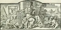An illustration from Histoire de l'Académie royale des inscriptions et belles lettres, depuis son establissement jusqu'à présent : Avec les Mémoires de littérature tirez des registres de cette Académie depuis son renouvellement jusqu'en 1710 (1736)