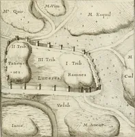 An illustration from Histoire de l'Académie royale des inscriptions et belles lettres, depuis son establissement jusqu'à présent : Avec les Mémoires de littérature tirez des registres de cette Académie depuis son renouvellement jusqu'en 1710 (1736)