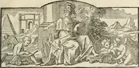 An illustration from Histoire de l'Académie royale des inscriptions et belles lettres, depuis son establissement jusqu'à présent : Avec les Mémoires de littérature tirez des registres de cette Académie depuis son renouvellement jusqu'en 1710 (1736)