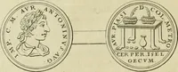 An illustration from Histoire de l'Académie royale des inscriptions et belles lettres, depuis son establissement jusqu'à présent : Avec les Mémoires de littérature tirez des registres de cette Académie depuis son renouvellement jusqu'en 1710 (1736)