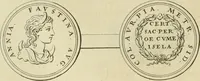 An illustration from Histoire de l'Académie royale des inscriptions et belles lettres, depuis son establissement jusqu'à présent : Avec les Mémoires de littérature tirez des registres de cette Académie depuis son renouvellement jusqu'en 1710 (1736)