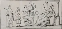 An illustration from Histoire de l'Académie royale des inscriptions et belles lettres, depuis son establissement jusqu'à présent : Avec les Mémoires de littérature tirez des registres de cette Académie depuis son renouvellement jusqu'en 1710 (1736)